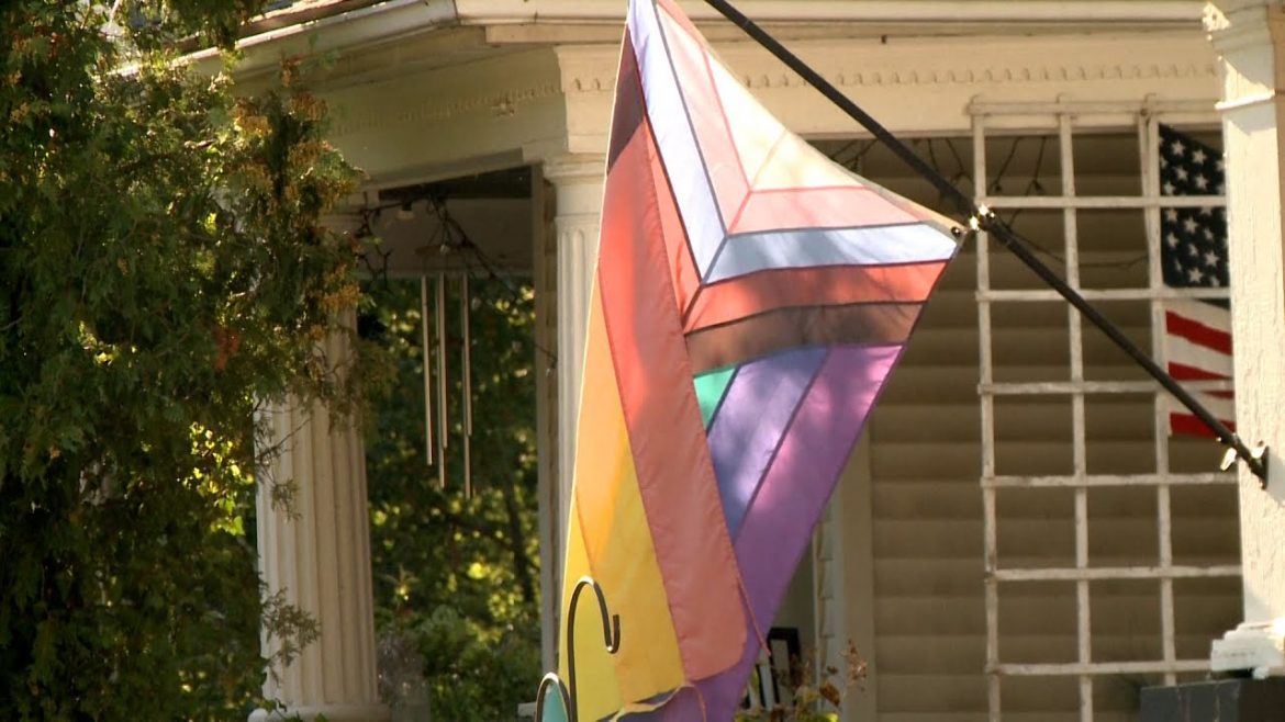 Hate mail targets Ohio homes displaying Pride flags.