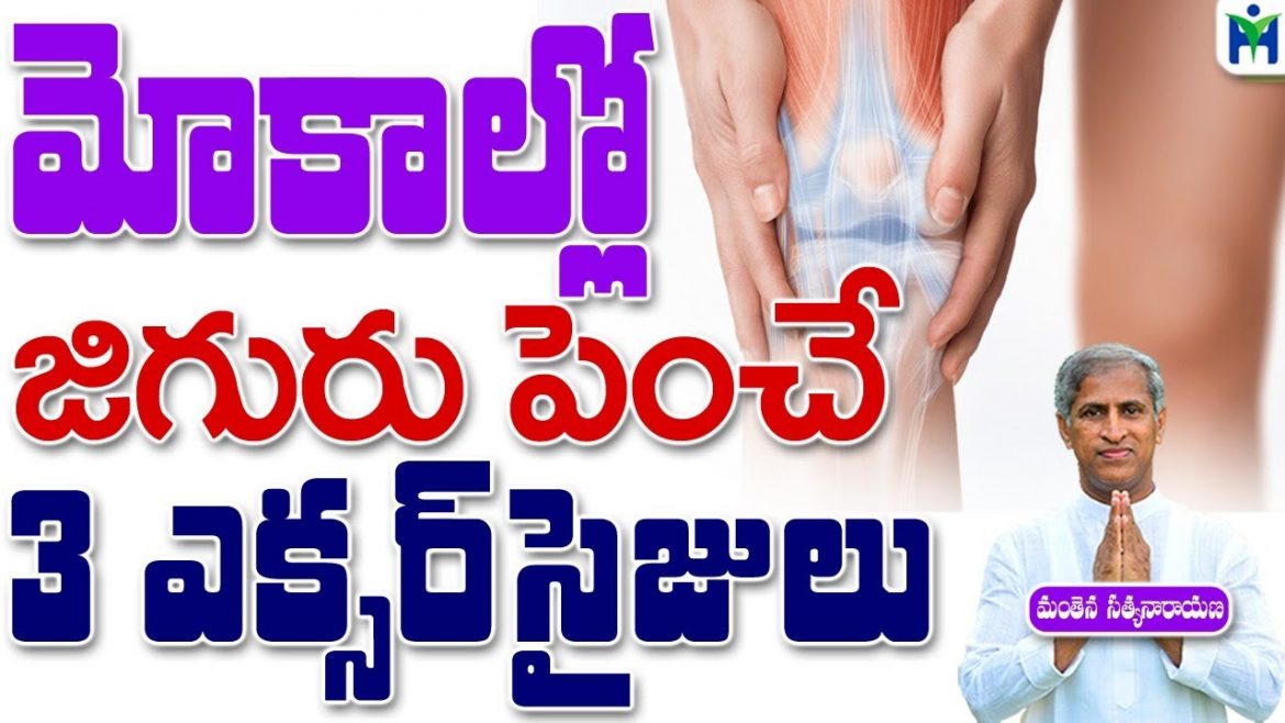 మోకాల్లో జిగురు పెంచే 3 ఎక్సరసైజులు.